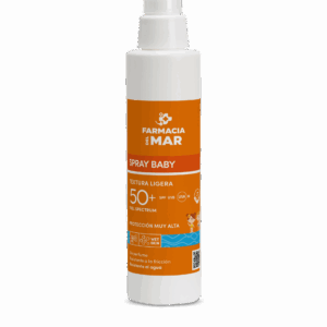 Protector solar en forma de spray ultraligero y de rápida absorción ideal para su niños. Resistente al agua.