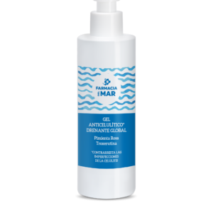 Gel corporal formulado con activos que favorecen el drenaje y reducen la flacidez de la piel combatiendo los signos de la celulitis