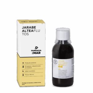 Jarabe natural indicado en tos seca que calma e hidrata las vías respiratorias altas.