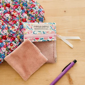 MIREYA PALMA DISCOS DESMAQUILLANTES + EXFOLIANTES REUTILIZABLES ALGODON 6 UNIDADES