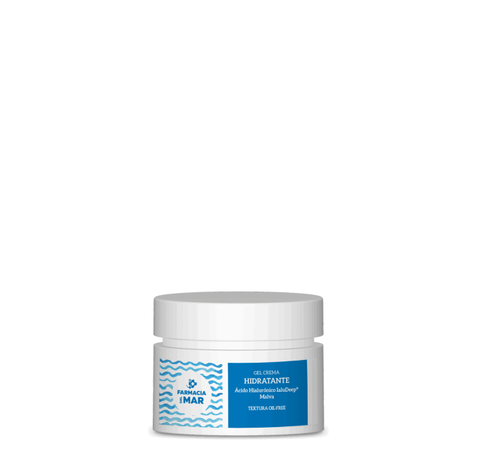 Gel crema con ácido hialurónico que hidrata