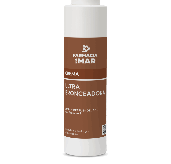 Crema aceleradora de bronceado para aplicar en cara y cuerpo