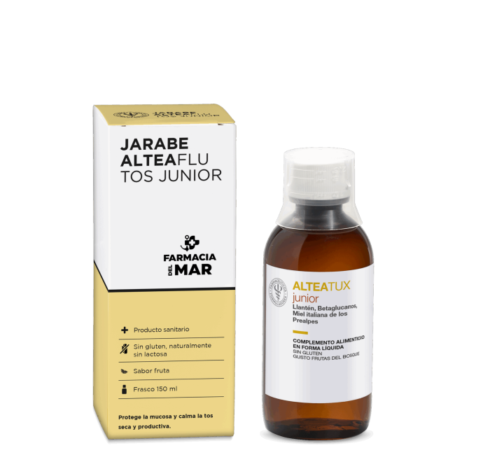 Jarabe natural que actúa frente a la irritación de las mucosas de las vías respiratorias altas. Se puede administrar tanto en tos seca como en productiva. Indicado para niños.