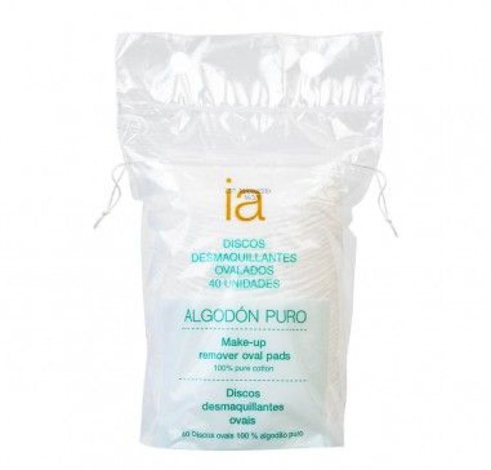 INTERAPOTHEK DISCOS DESMAQUILLANTES OVALADOS 40 UDS