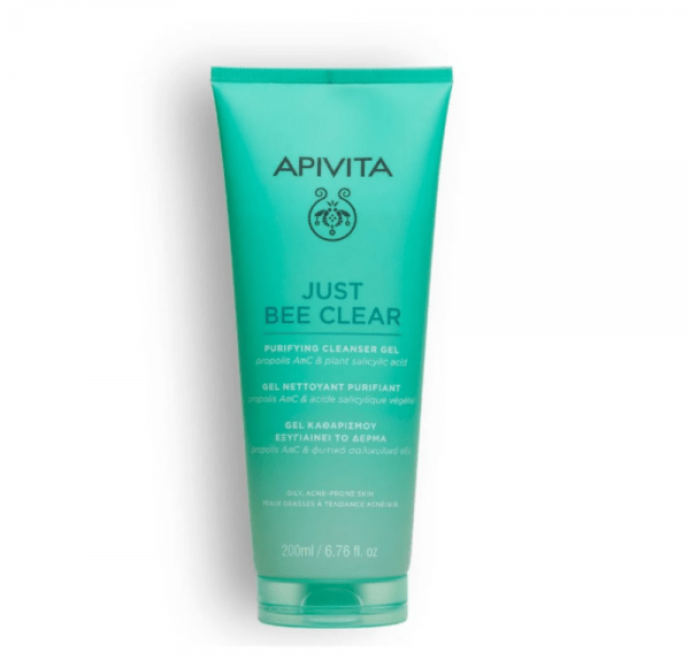 apivita just bee clear gel limpiador 200ml